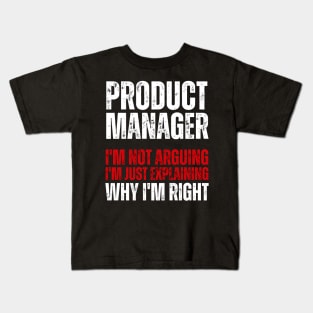 Funny Product Manager Kids T-Shirt